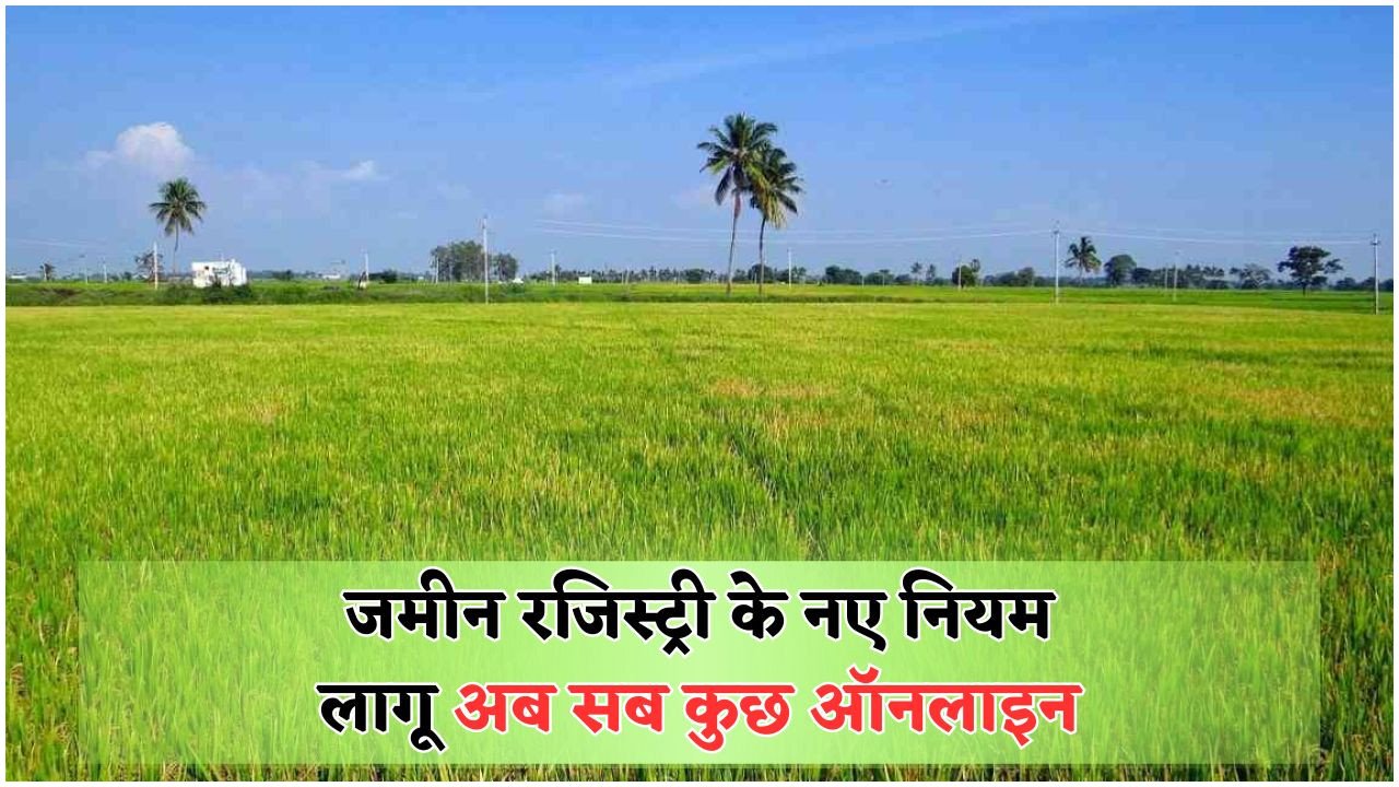 सरकार ने भूमि पंजीकरण प्रक्रिया को किया पूरी तरह ऑनलाइन – जानिए 4 बड़े बदलाव