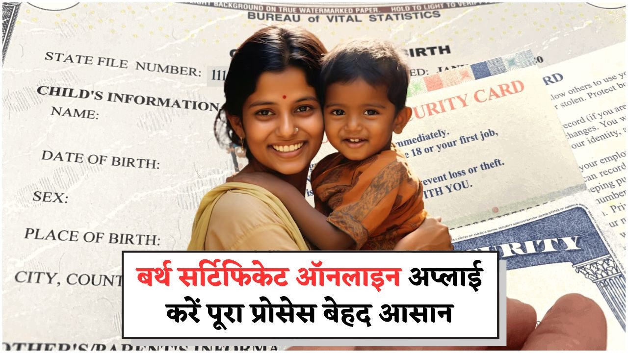 बिना सरकारी दफ्तर जाए पाएं जन्म प्रमाण पत्र, ऑनलाइन फॉर्म भरकर प्रक्रिया शुरू करें!