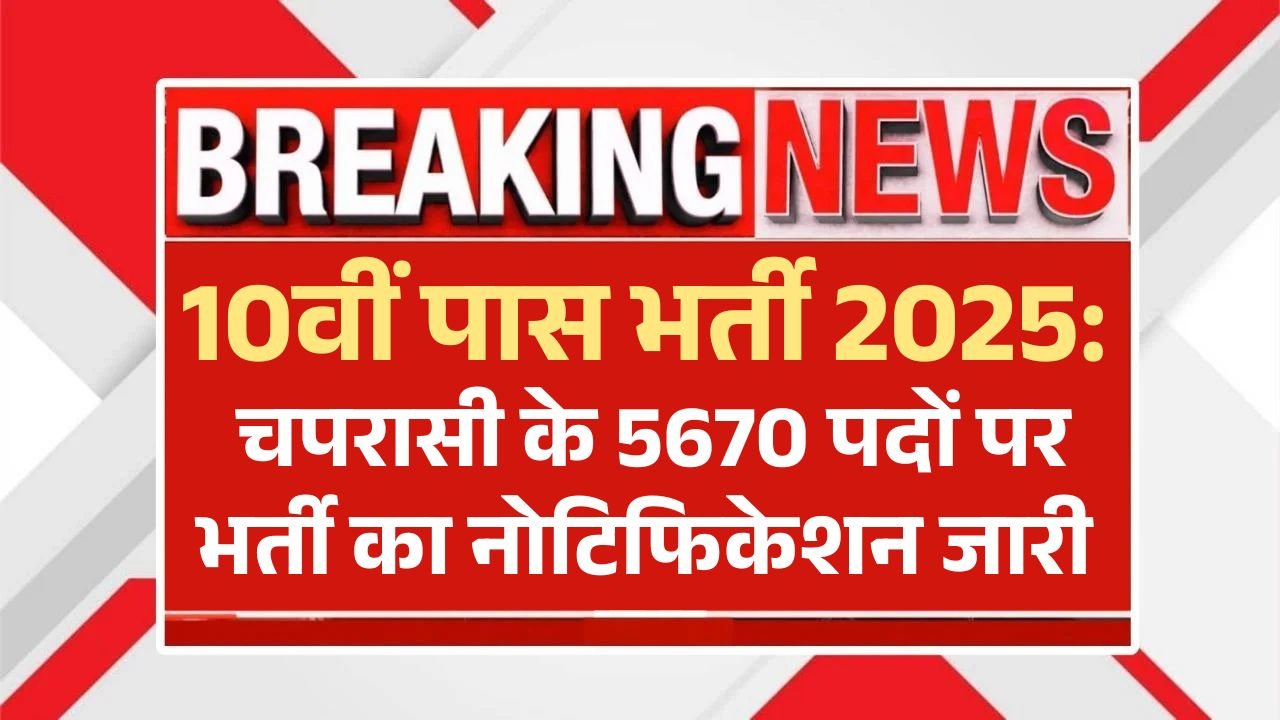 chaprasi vacancy 2025 rajasthan