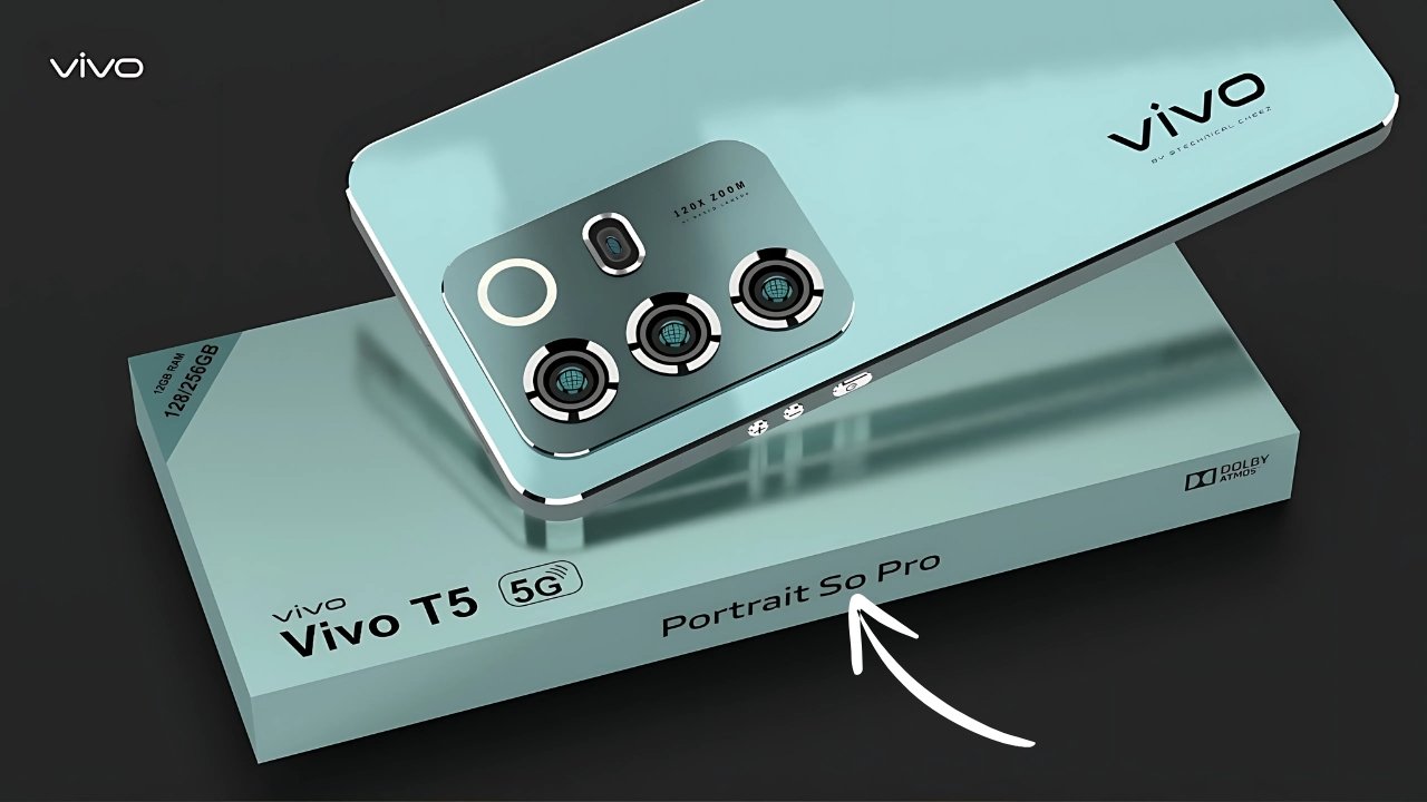 Vivo T5 5G – Elegant design smartphone with 500MP camera